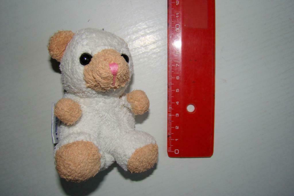 sleutelhanger beer met handig zakje vr kleingeld / jeton kar, Enlèvement ou Envoi, Comme neuf, Peluche ou Figurine
