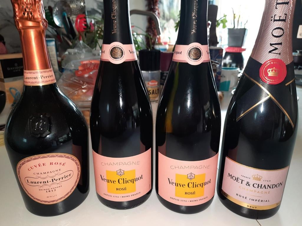 Çhampagne rose, Verzamelen, Ophalen of Verzenden, Champagne