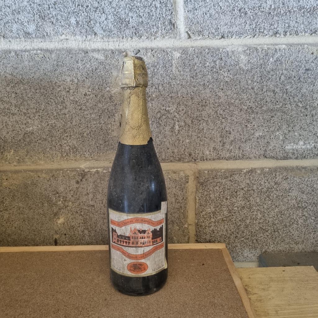Bouteille de bière Bière du Château de Ramegnies - Chin, Verzamelen, Biermerken, Ophalen of Verzenden, Gebruikt, Flesje(s), Overige merken