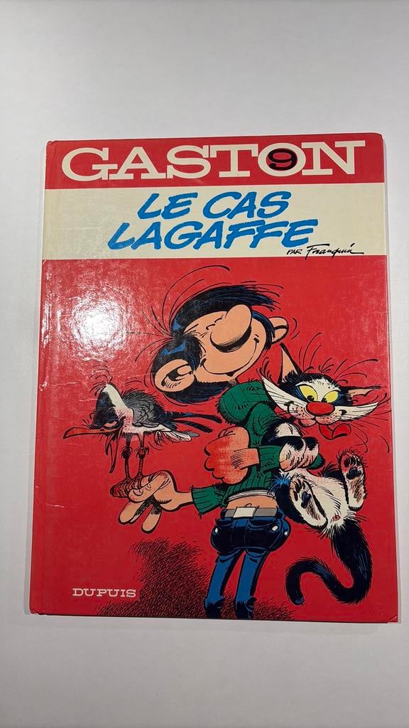 Gaston Lagaffe - Le Cas Lagaffe nr. 9 - 1977, Eén stripboek, Ophalen of Verzenden, Zo goed als nieuw, André Franquin