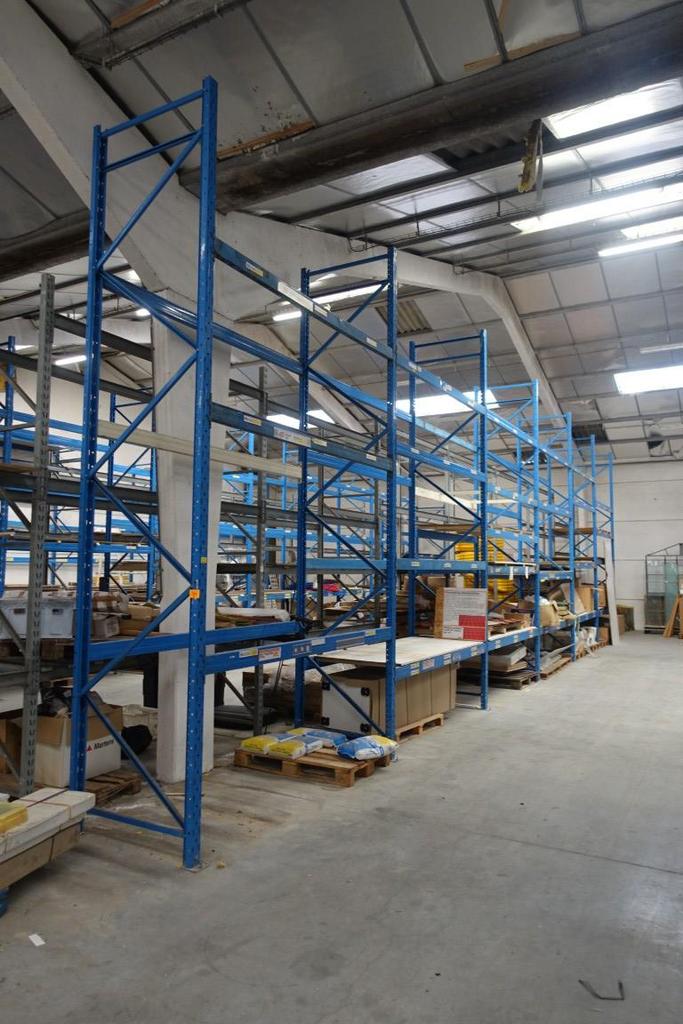 VOLLEDIG LOT STOW PALLETREKKEN – 85 STAANDERS + 426 LIGGERS, Zakelijke goederen, Kantoor en Winkelinrichting | Magazijn, Stelling en Opslag