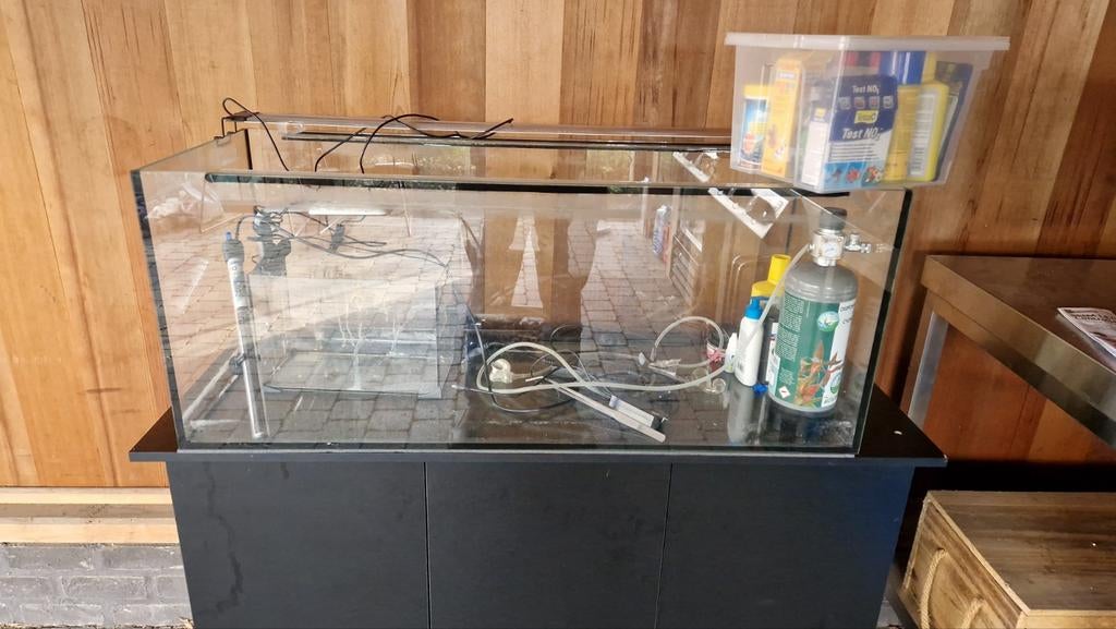 Aquarium en toebehoren apart te koop of bod voor het totaal, Dieren en Toebehoren, Ophalen