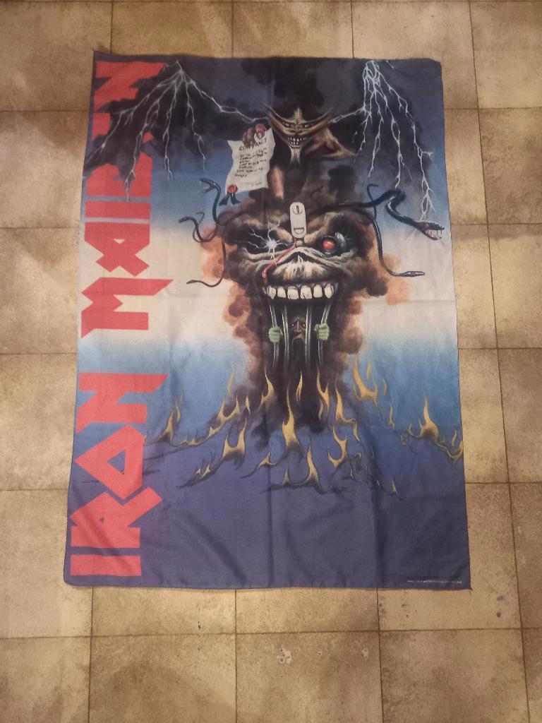 Banner van Iron Maiden, Verzamelen, Ophalen of Verzenden, Zo goed als nieuw