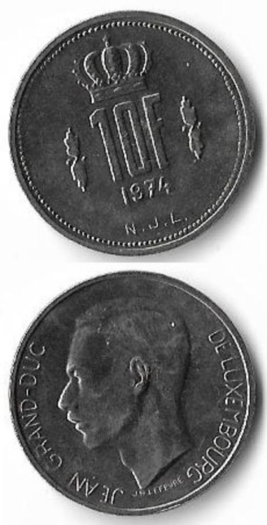 Monnaie LUXEMBOURG Années 1974-1976, Ophalen of Verzenden, Overige landen, Losse munt