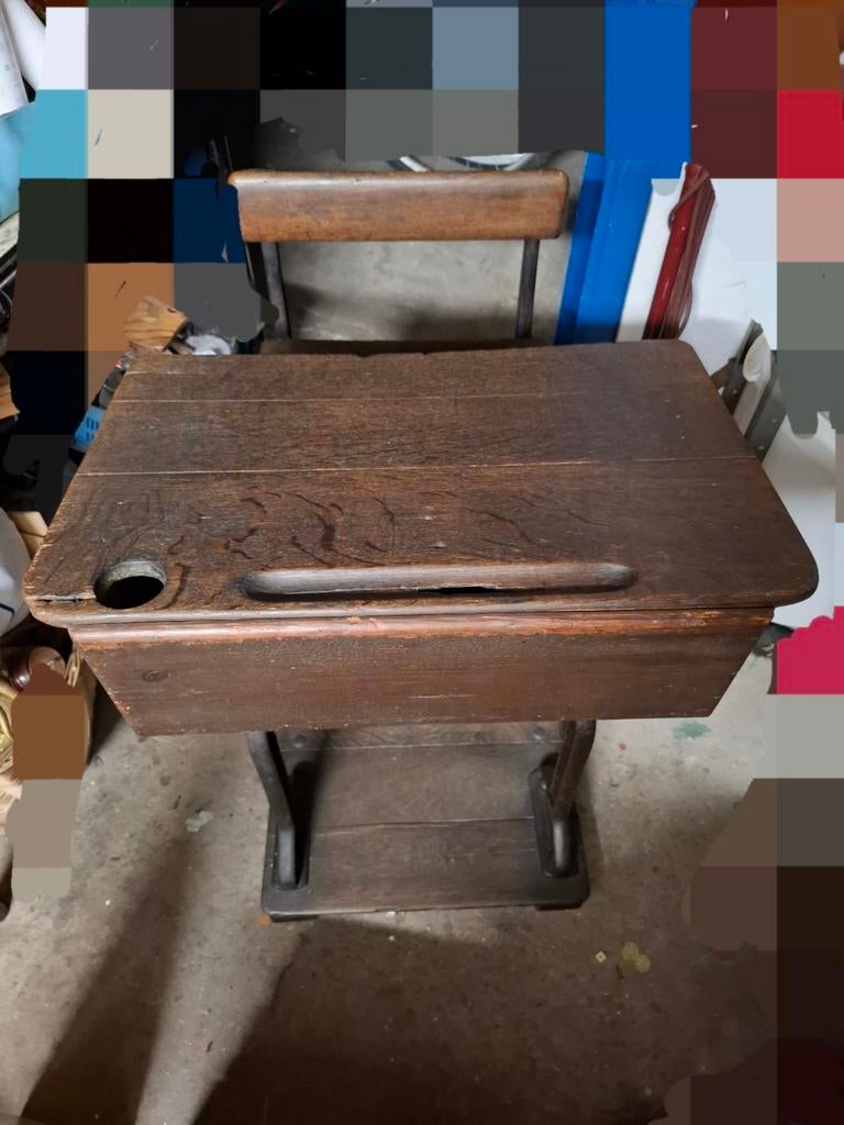 Pupitre d'écolier, Antiek en Kunst, Ophalen of Verzenden