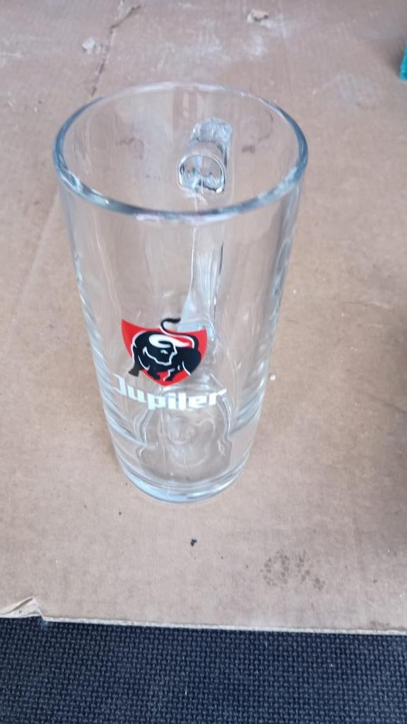 Glas van 1/2 liter met handvat, Verzamelen, Glas en Drinkglazen, Ophalen, Nieuw, Bierglas