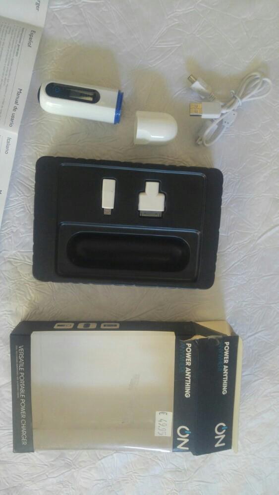 Batterie  Powerbank On 2500mAh Adapteur Micro SD  integré, Enlèvement ou Envoi, Neuf
