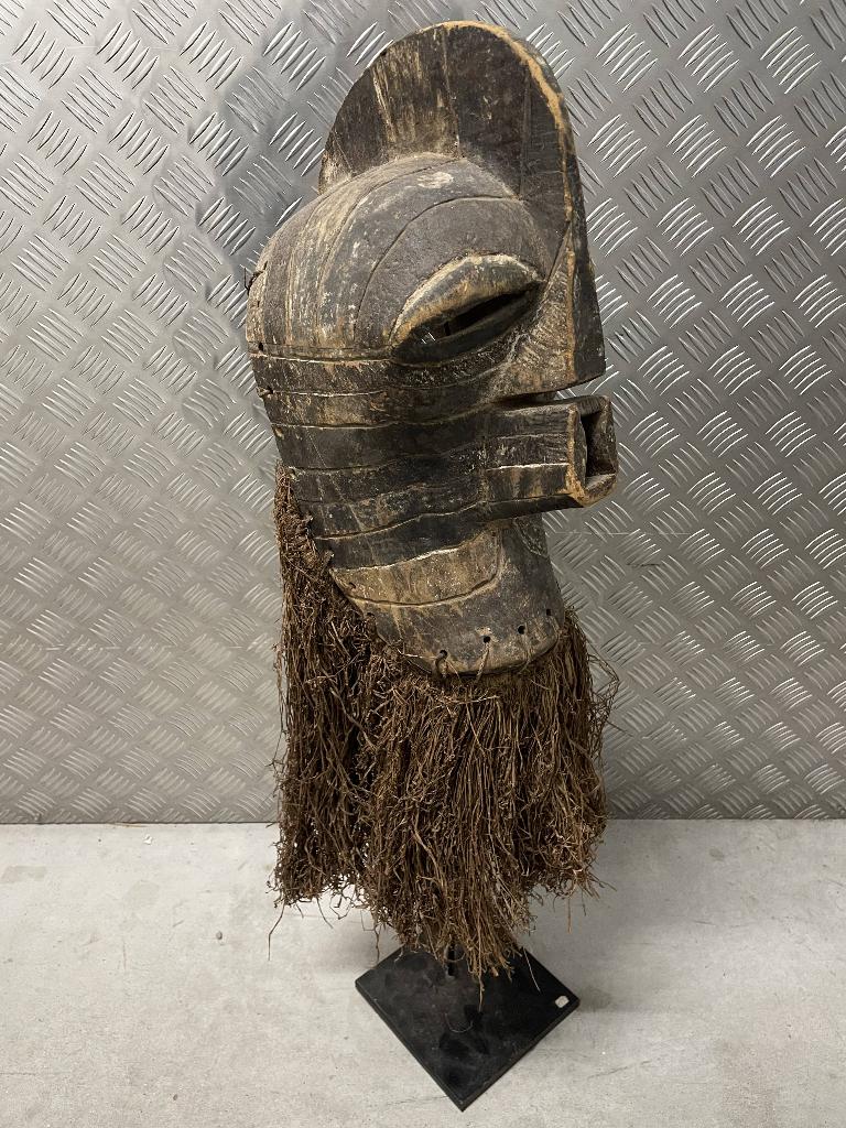 Kifwebe Songye masker met basis, Ophalen of Verzenden
