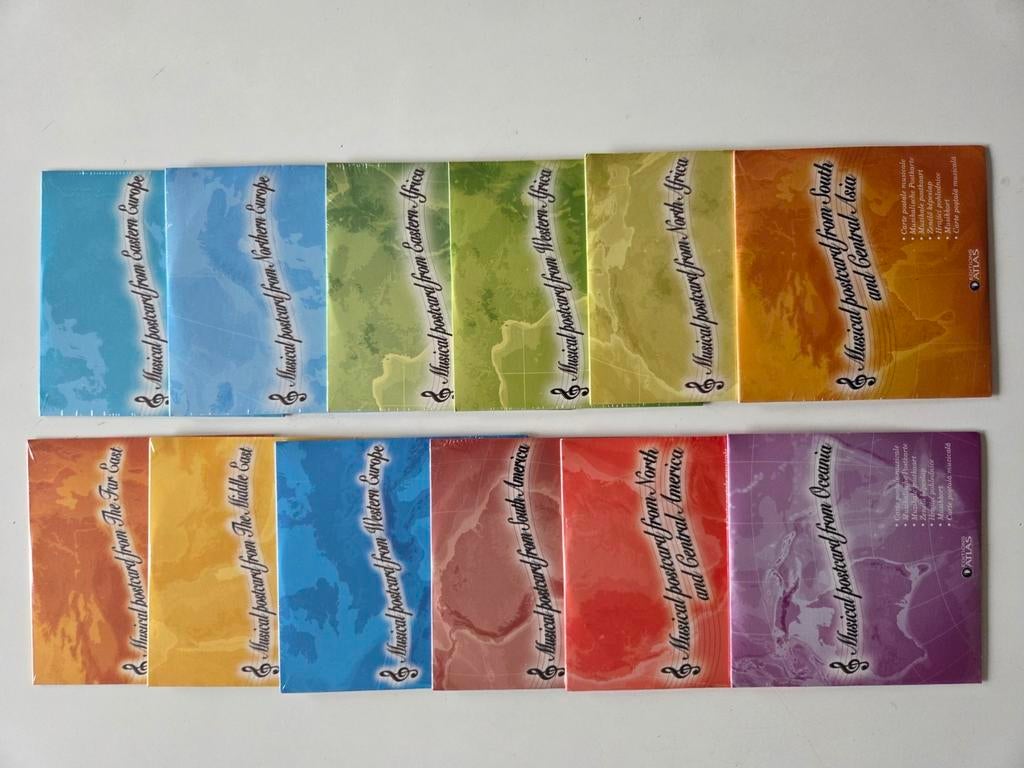 12 CD de cartes postales musicales, CD & DVD, Enlèvement ou Envoi, Neuf, dans son emballage