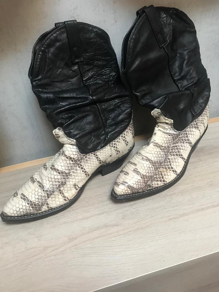 Bottes Western en peau de serpent, Enlèvement, Comme neuf, Western, Chaussures