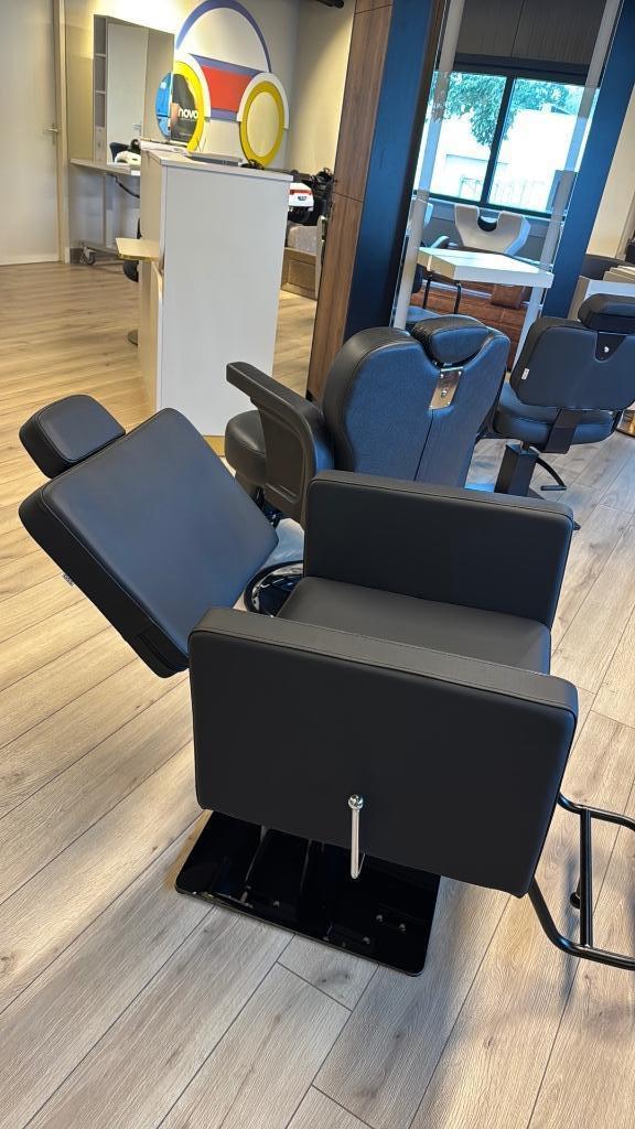 Kappersstoel new square epileer knip stoel kapper kapsalon, Ophalen of Verzenden, Nieuw