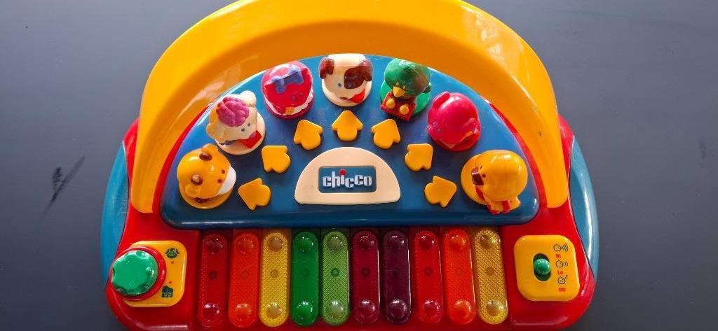 Piano chicco, Ophalen of Verzenden, Gebruikt, Elektronica, Met licht