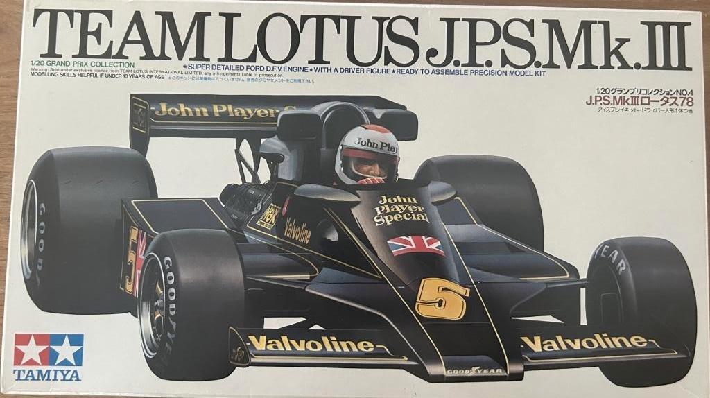 Lotus JPS MK III SChaal 1:20 !! Mario Andretti, Ophalen of Verzenden