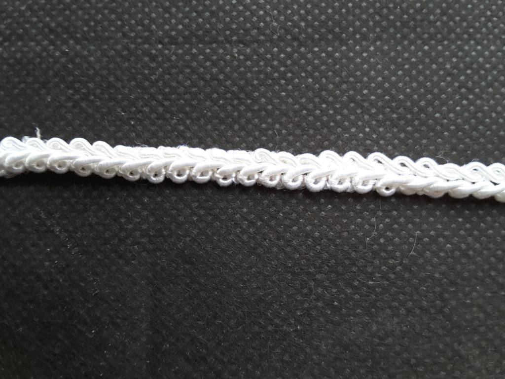 kleine witte gevlochten vlecht G0760, Ophalen of Verzenden, Nieuw