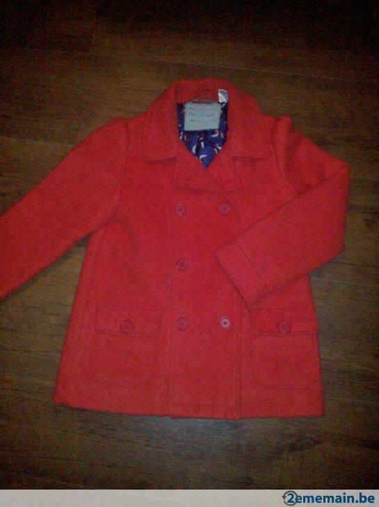 Veste rouge mi-saison 8 ans, Utilisé, Manteau