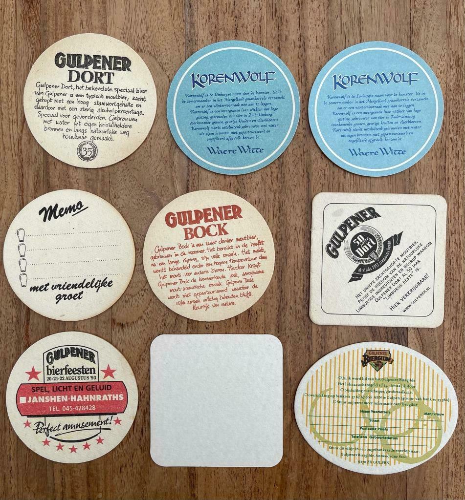 Bierviltjes - GULPENER BIER 2, Verzamelen, Biermerken, Ophalen of Verzenden, Zo goed als nieuw, Viltje(s), Gulpener