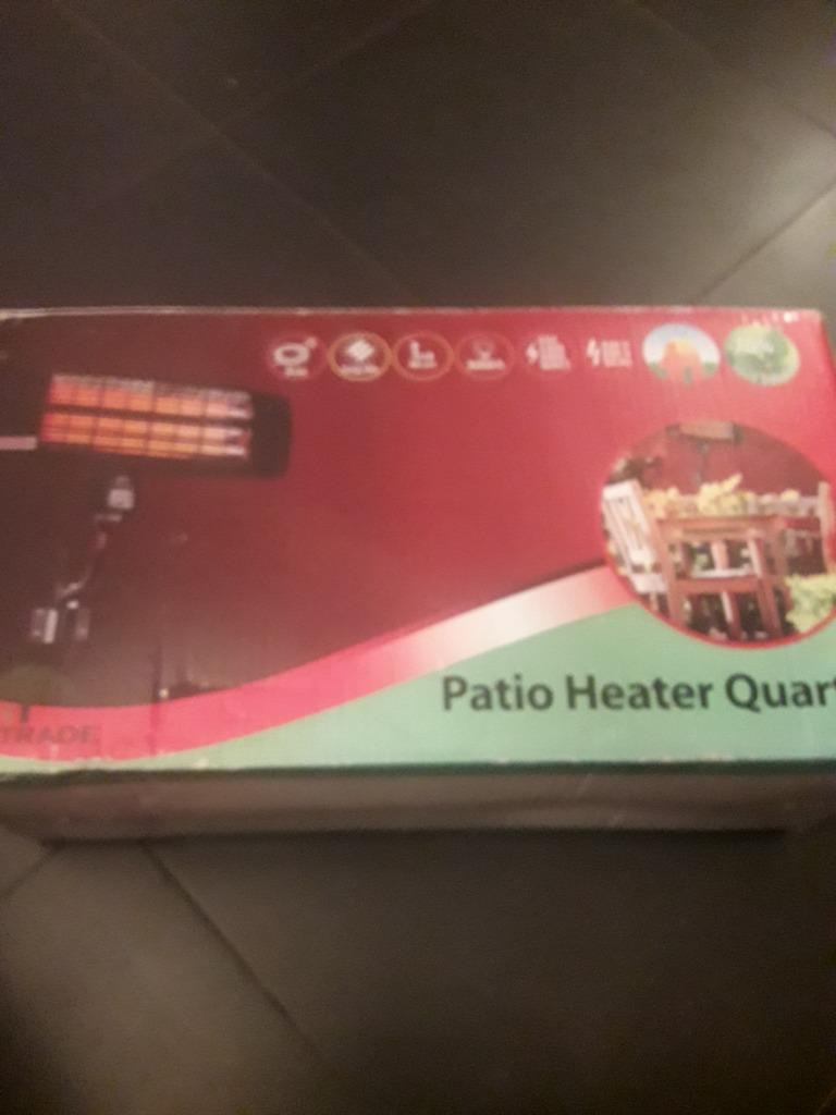 electrische terrasverwarmer, Tuin en Terras, Ophalen, Nieuw, Elektrisch, Waterbestendig