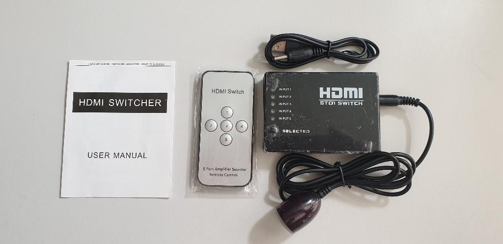HDMI switcher, Ophalen of Verzenden, Nieuw, Minder dan 2 meter, HDMI-kabel