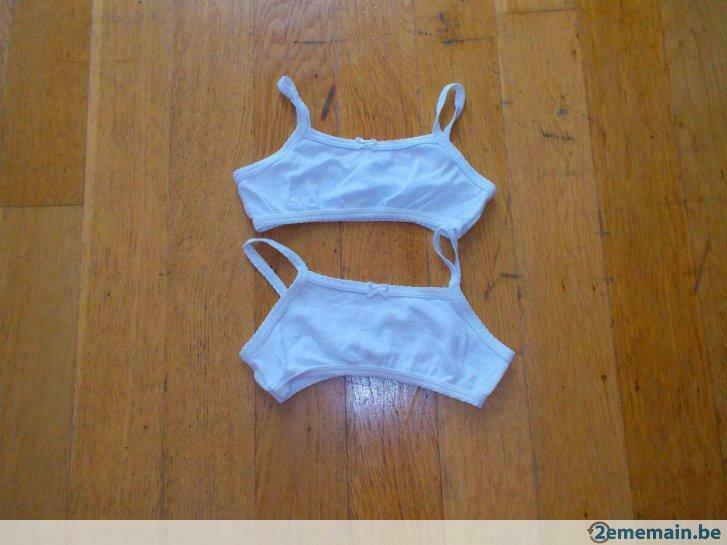 brassière 6-8 ans lot de 2, Enlèvement ou Envoi, Neuf, Fille, Vêtements de nuit ou Sous-vêtements