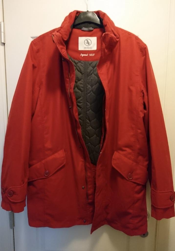 Veste homme  mi saison "AIGLE", Enlèvement ou Envoi, Comme neuf, Rouge, Aigle