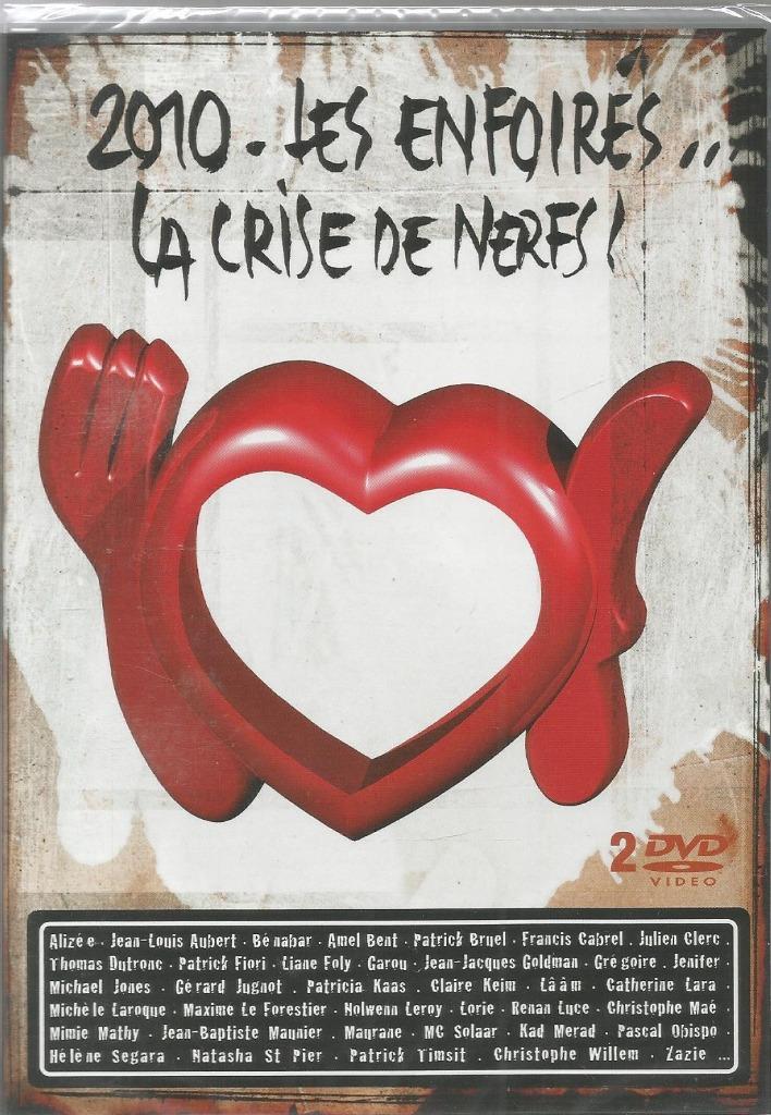 2010 - les enfoirés : la crise de nerfs, CD & DVD, Enlèvement ou Envoi, Tous les âges, Coffret, Neuf, dans son emballage