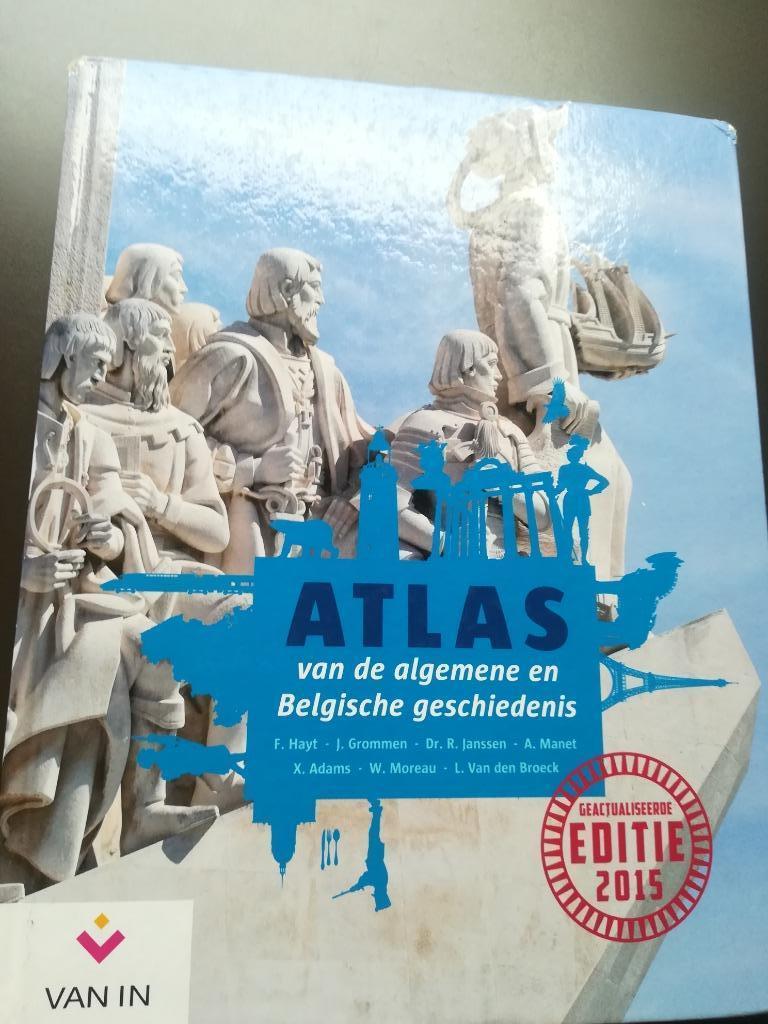 Atlas van de Algemene en Belgische geschiedenis (Van In), Boeken, Ophalen, Zo goed als nieuw, ASO, Geschiedenis