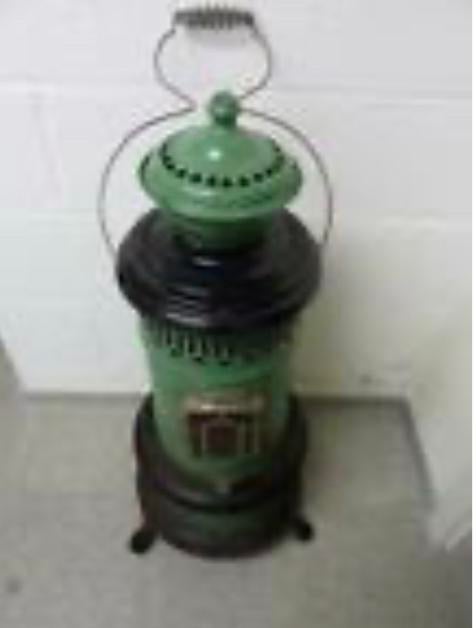 Poêle ancien à pétrole authentique 1940-1950, Ophalen of Verzenden
