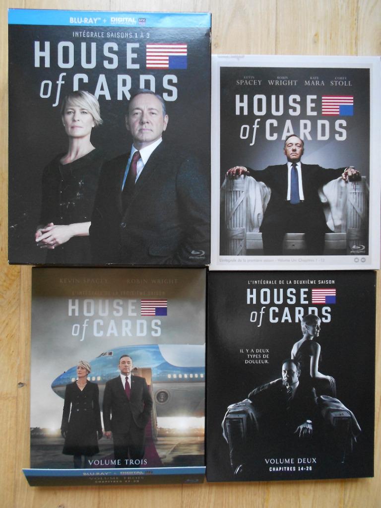 House of cards intégrale saisons 1 à 3 Blu-ray + digital ult, Enlèvement ou Envoi, Comme neuf, TV & Séries télévisées, Coffret