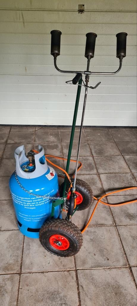 Milieuvriendelijke thermische onkruidverdelger met drie spro, Ophalen, Zo goed als nieuw