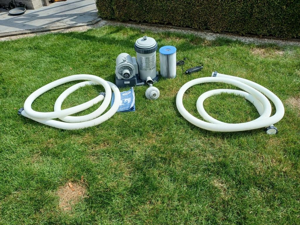 Filterpomp intex, Tuin en Terras, Ophalen, Zo goed als nieuw