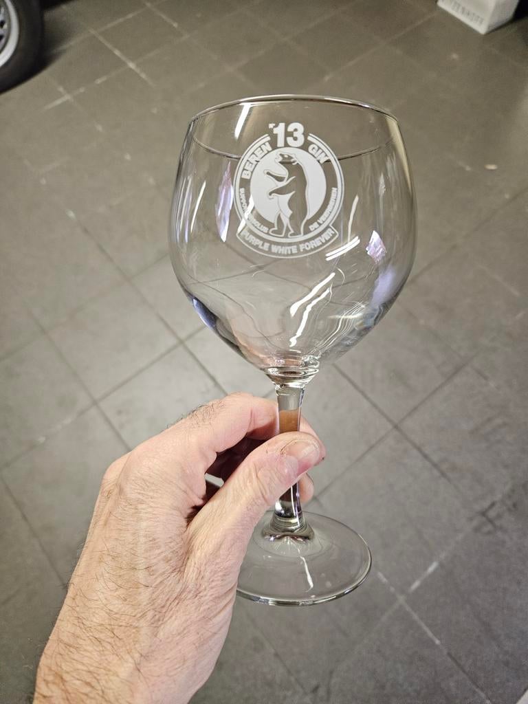 Beerschot gin glas, Huis en Inrichting, Woonaccessoires | Stolpen, Ophalen of Verzenden