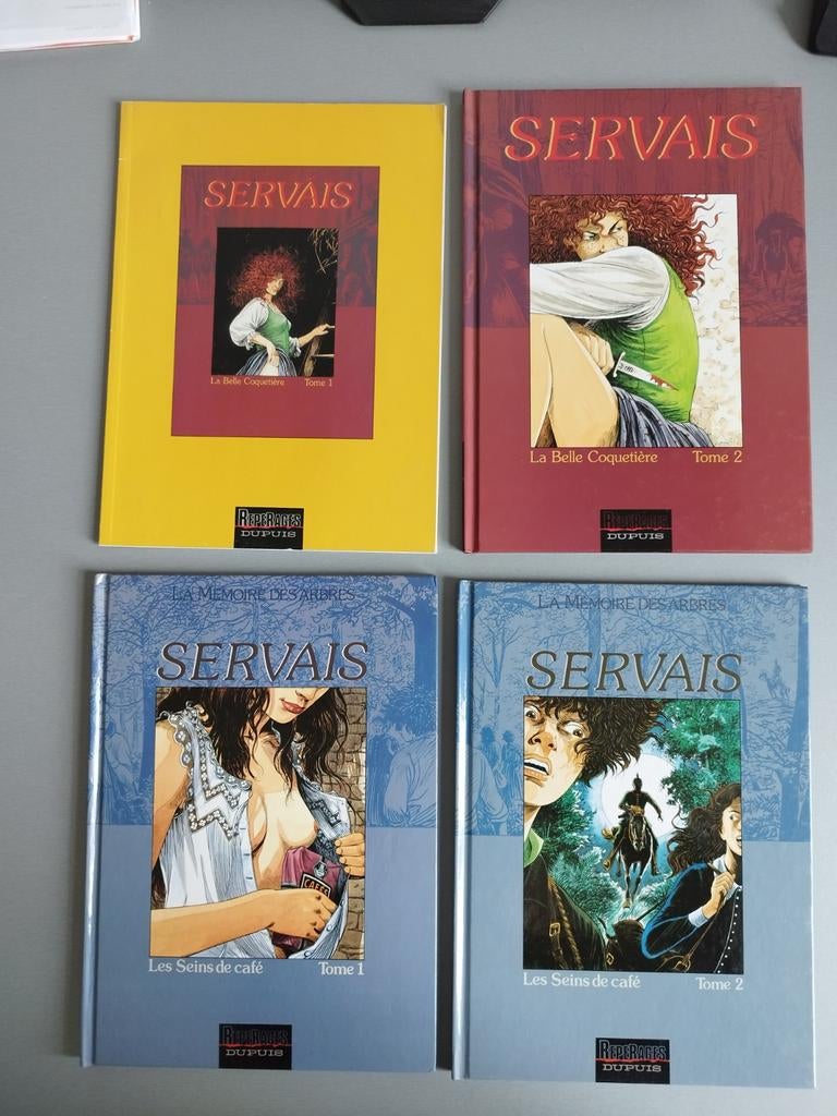 La Mémoire des arbres Tomes 3 - 4 - 5 - 6 Servais, Enlèvement ou Envoi, Comme neuf