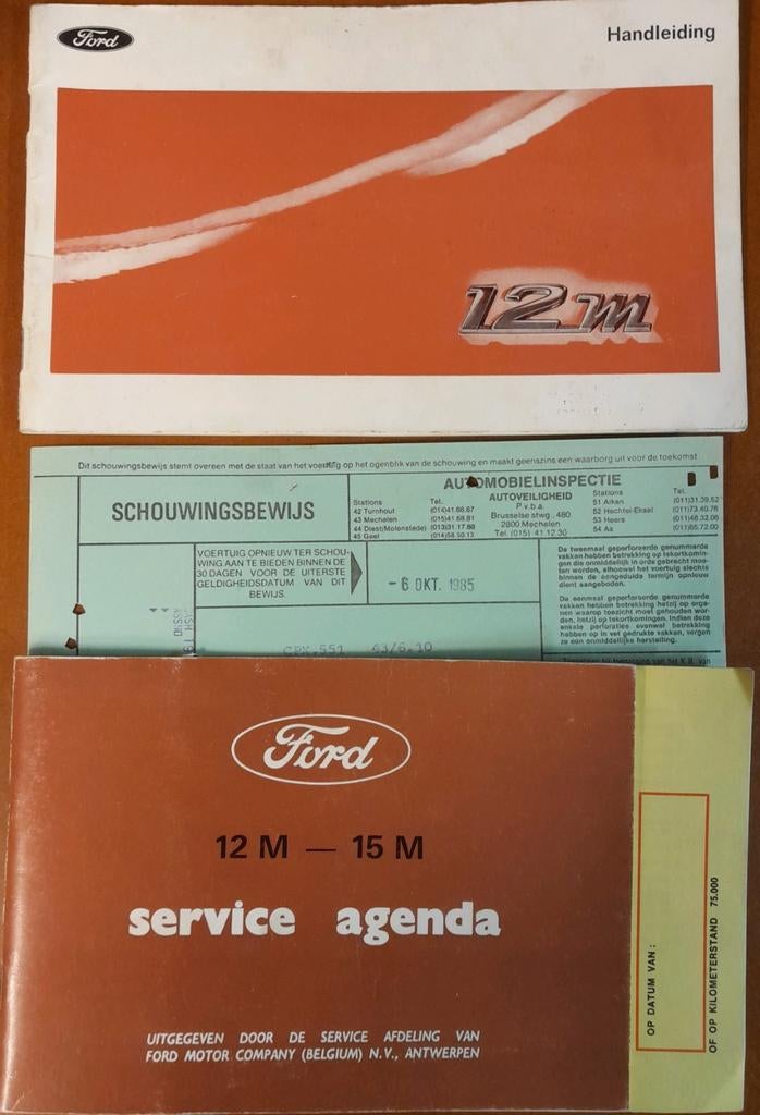 Ford Taunus 12M 1970 : manuel original, Enlèvement ou Envoi