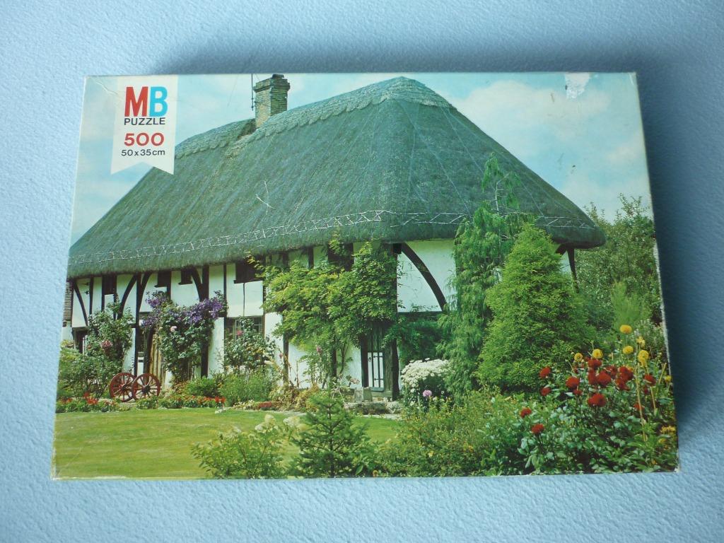 Puzzel Smarden England - MB - 500 Stukken, Ophalen of Verzenden, 500 t/m 1500 stukjes, Gebruikt, Legpuzzel