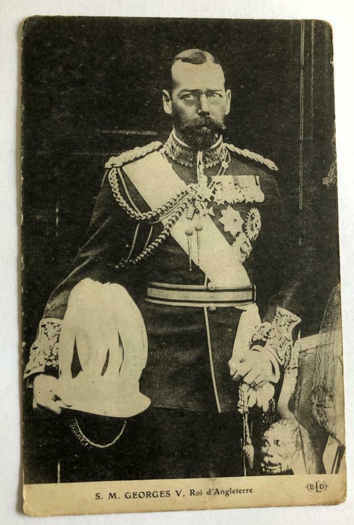 S. M. Georges V, Roi d'Angleterre (E.L.D.), Enlèvement ou Envoi, Utilisé, Carte, Photo ou Gravure