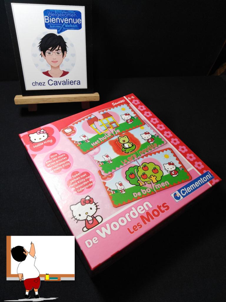 Jeu éducatif bilingue FR/NDL - Hello Kitty - De Woorden - Le, Enlèvement ou Envoi, Neuf, Puzzles