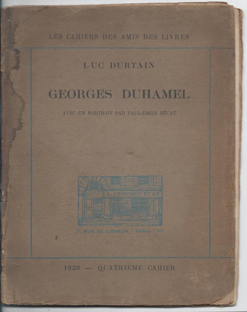 Georges Duhamel, Boeken, Ophalen of Verzenden, Gelezen, Luc Durtain