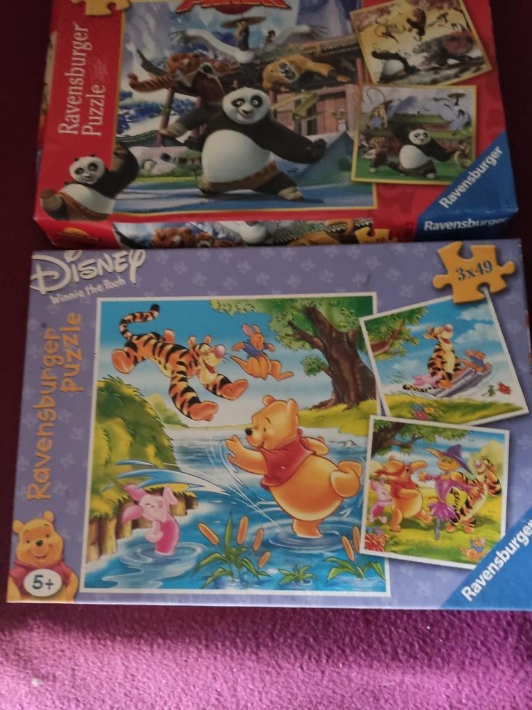 Lot de 5 puzzles enfants, Ophalen, Gebruikt
