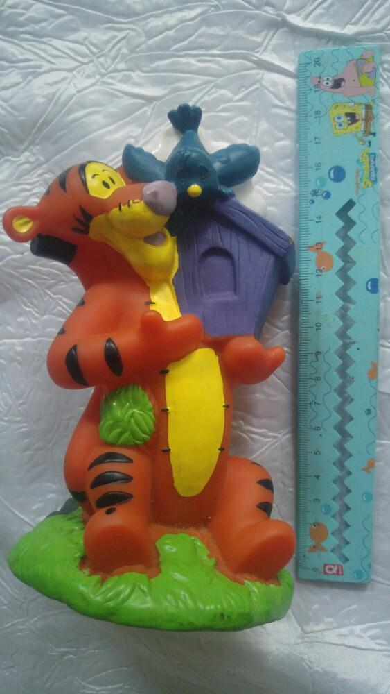 Vintage Figurine en plastique tigre Disney  18cm 2000-2010, Enlèvement ou Envoi, Comme neuf
