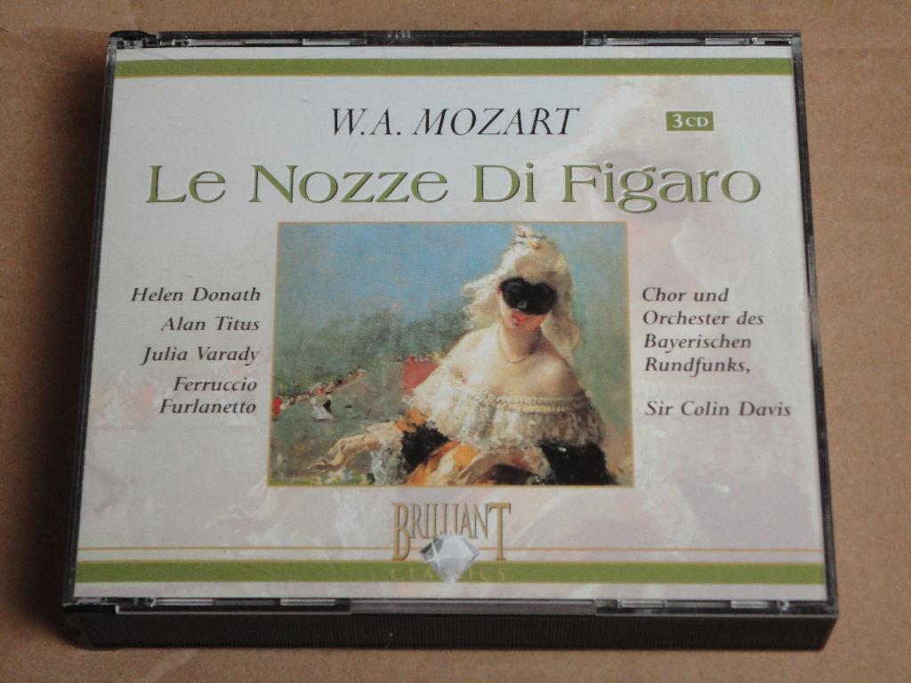 3CD BOX -  W.A. MOZART - Le Nozze Di Figaro, CD & DVD, CD | Classique, Enlèvement ou Envoi