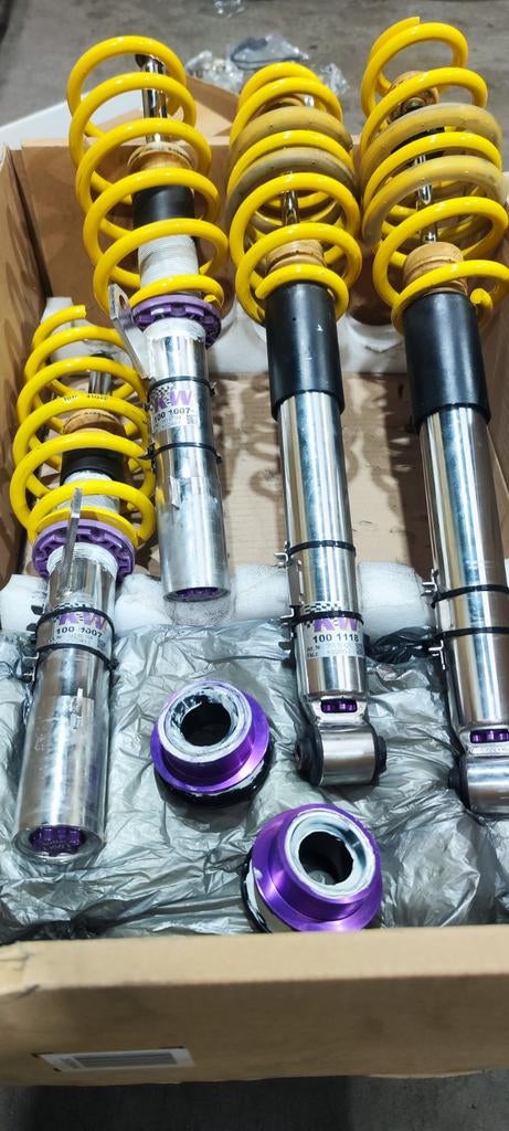 KW v3 schroefset vering/schokdemper/ophanging golf 7R & 7.5, Auto-onderdelen, Ophalen of Verzenden, Gebruikt, Volkswagen