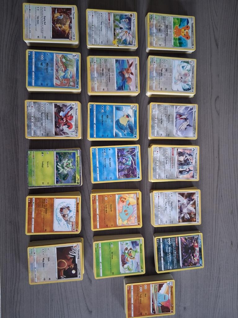 Pokemon kaarten, Ophalen