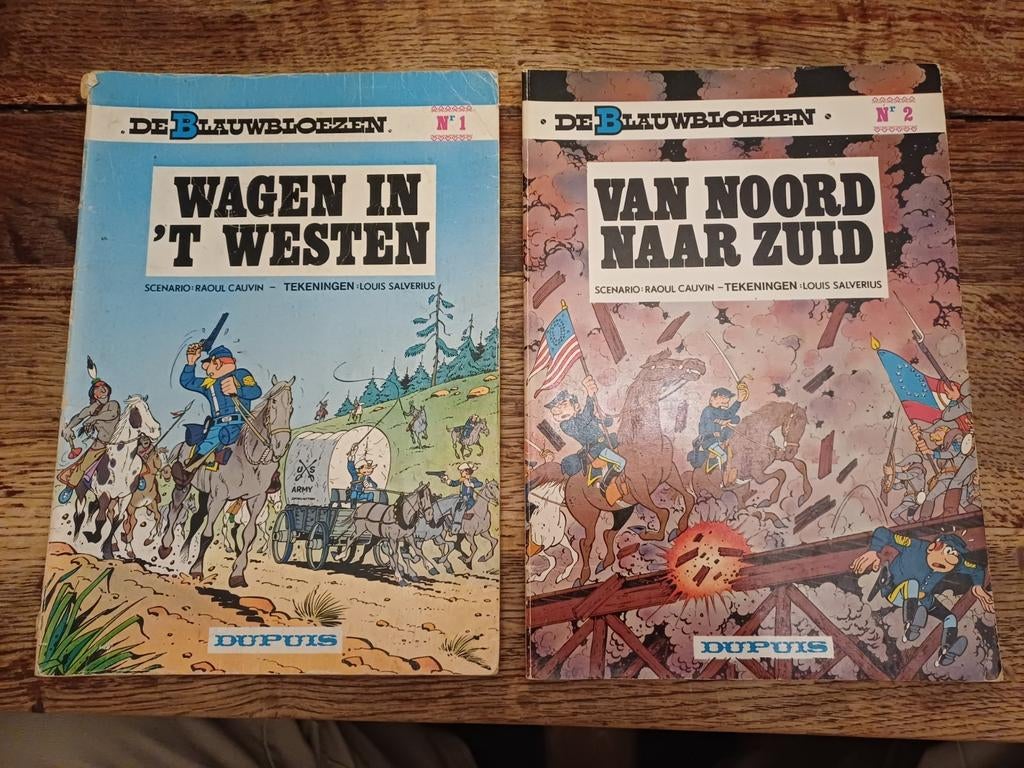 Groot lot strips De blauwbloezen - 38 stuks, Plusieurs BD, Enlèvement ou Envoi, Comme neuf, Cauvin