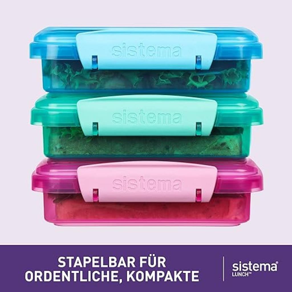 Lunchbox | 3 stuks | 450ml | Nieuw, -, Verzenden, -, Nieuw