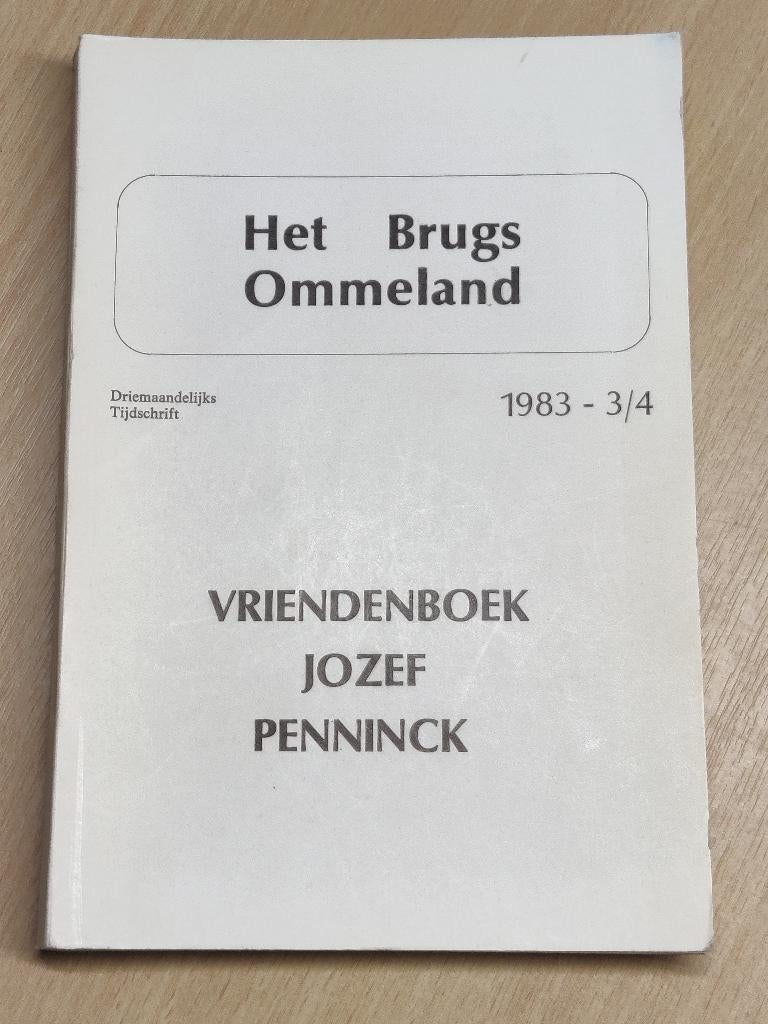Het Brugs ommeland - Vriendenboek Jozef Penninck, Boeken, Ophalen of Verzenden, Gelezen