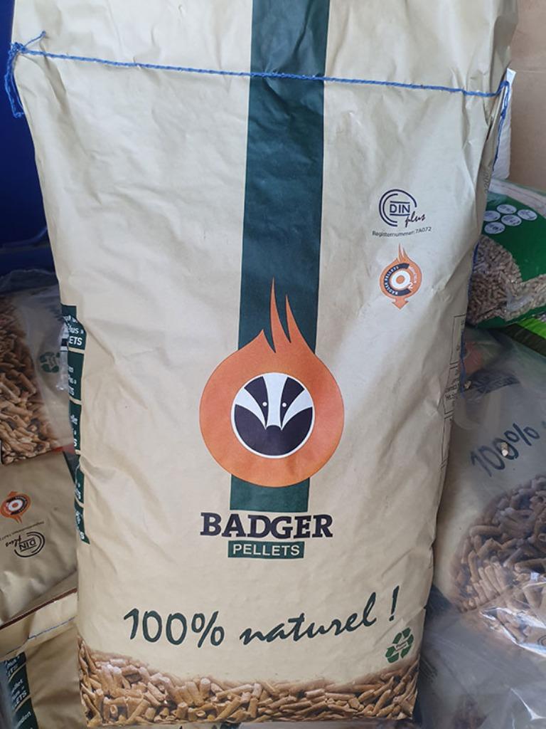 pellets Badger, Jardin & Terrasse, Bois de chauffage, Enlèvement