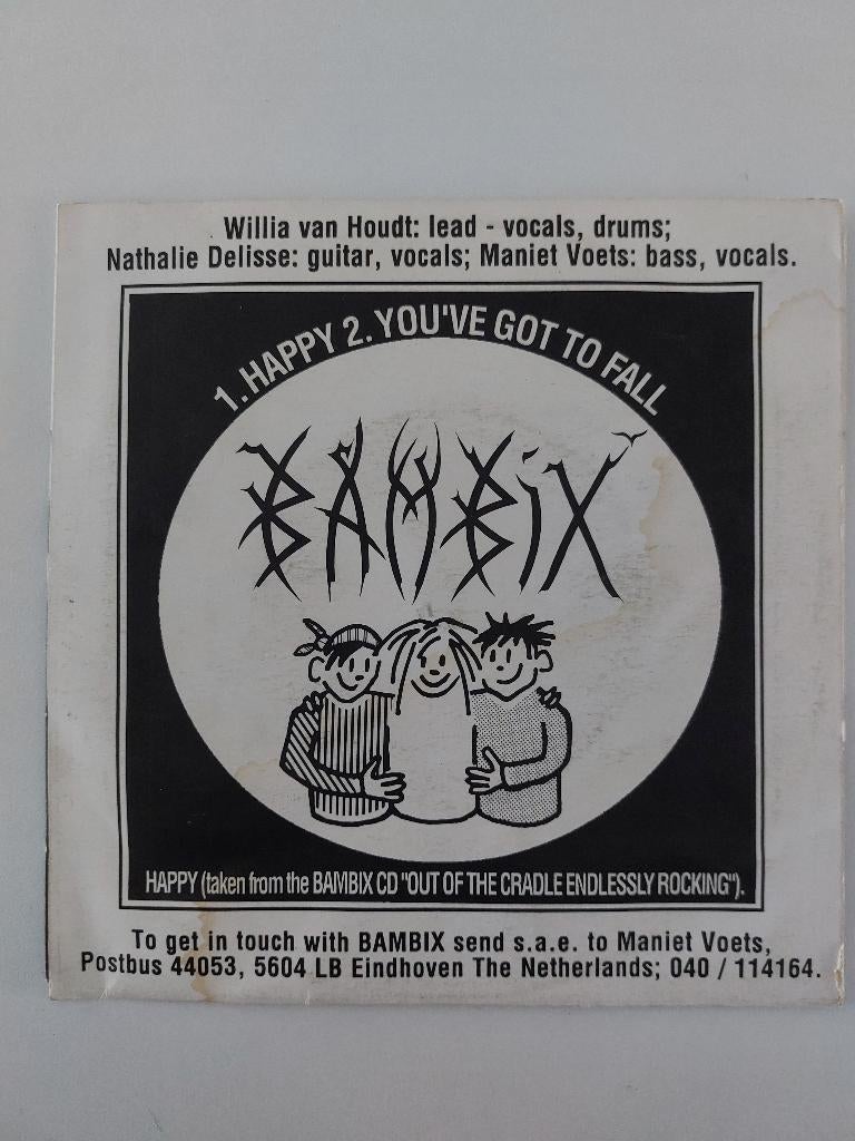 Bambix/Beaucoup De Cadavres-Happy / Rough & Mean(1992-Punk), CD & DVD, Vinyles Singles, Rock et Metal, Enlèvement ou Envoi