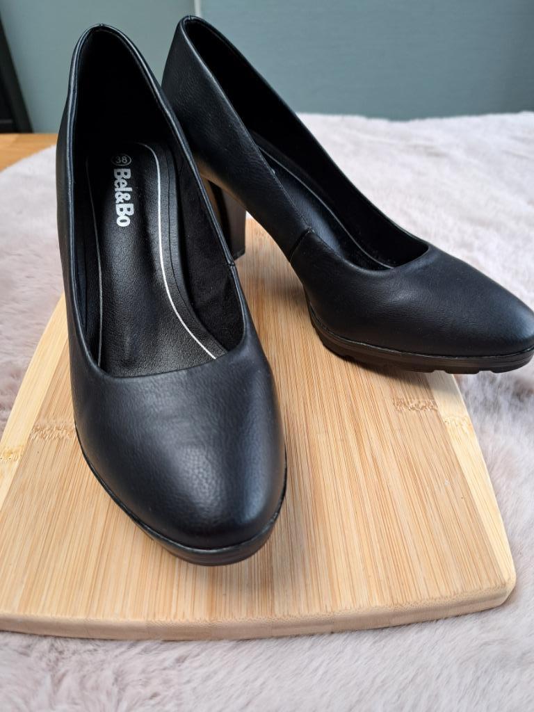 Zwarte pumps Bel&Bo 38, Neuf, Enlèvement ou Envoi, Bel&Bo, Escarpins