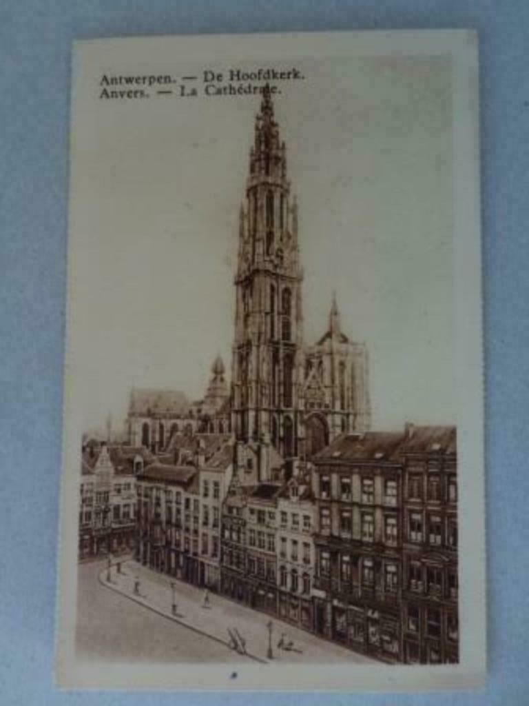 Antwerpen De Hoofdkerk, Verzenden, Ongelopen, Antwerpen