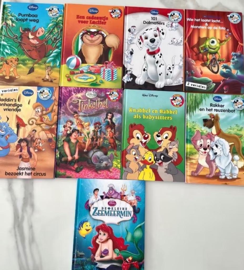 9 Disney sprookjes boeken, Ophalen of Verzenden, Zo goed als nieuw